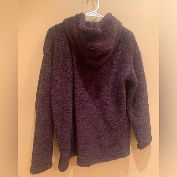 32 Degrees Women's Medium SOFT SHERPA PULLOVER HOODIE Boysenberry NWT - Picture 12 of 12
